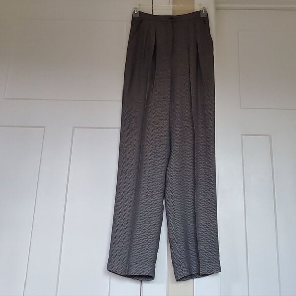Rena Rowan Elegant High Rise Dress Trousers for Women. Size 6 - Picture 3 of 11